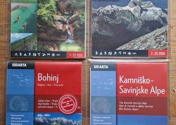 Słowenia mapy turystyczne 1:25 000 4 szt. Sidarta Hiking map