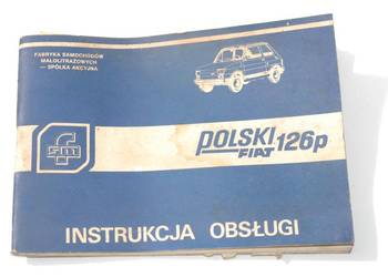 Stara Instrukcja obsługi Fiat 126p FL antyk PRL
