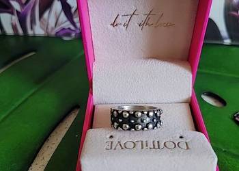 Srebrny pierścionek/Rytosztuka