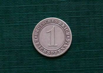 NIEMCY - 1 reichsfenig, 1934r Znak menniczy „A” - Berlin