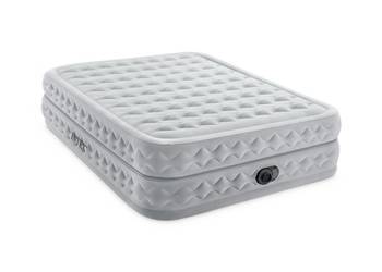 Materac dmuchany dwuosobowy z wbudowaną pompką elektryczną INTEX 64490