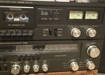 Telefunken amplituner TR350 i magnetofon TC450M pełny serwis. Odsłuch.