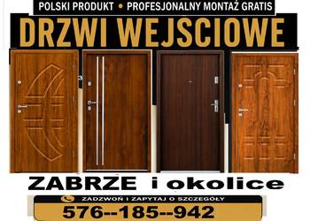 Drzwi z montażem zewnętrzne wewnątrzklatkowe