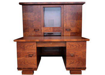Komplet gabinetowy ART DECO z 1930 r. Palisander
