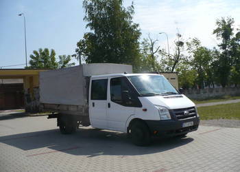 Ford Transit 2.4 TDCI Brygadówka Bliźnaki Plandeka 6 OSÓB