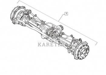 New Holland T6010 Most naped przedni 84181138