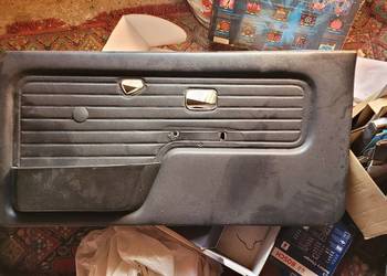 Boczki coupe bmw e30 czarna skóra komplet