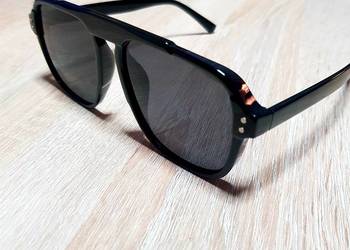 Piękne męskie okulary lub unisex nowość 2026 pojedynczy most 3