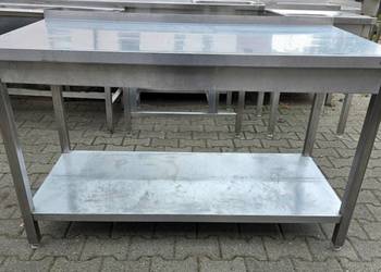 Stół Gastronomiczny Z Półką - 140/70/85 cm - M.1132 N
