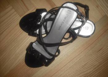 Damskie sandałki na koturnie, NOWE