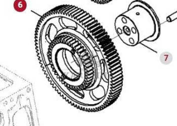 Fendt 936 Gen 7 Silnik D1556LE523 Koło Zębate Pośredniczące H218PF150063A
