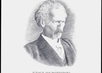 Staloryt portretu Ignacego Jana Paderewskiego. PWPW.