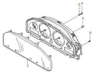 VOLVO S60 V70 S80  zarowka podswietlenia zegarow OE