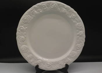 Duża Patera Talerz 31cm Franco Giorgi by Quadrifoglio Relief RÓŻE Italy