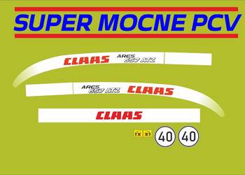 Naklejki claas ares 657 atz zamienniki
