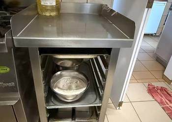 Stół pomocniczy na GN 1/2 ze stali nierdzewnej