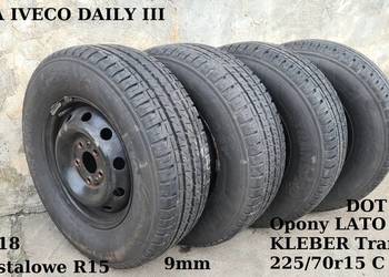Koła Iveco Daily III felgi stalowe r15 opony Kleber transpro 225/70R15 C la