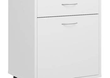 vidaXL Szafka na kółkach, biała, 45x38x54 cm(SKU:808440)