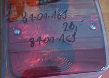 LAMPA TYLNA ZESPOLONA KWADRAT  MASZYNY ROLNICZE PRZYCZEPKA 12-24V