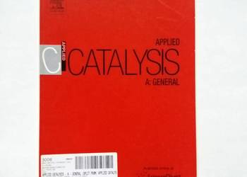 Applied Catalysis A: General Volume 333, 15.12.2007