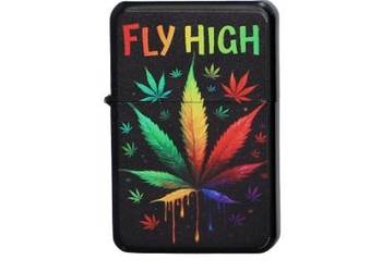 Zapalniczka Benzynowa Gentelo z Nadrukiem FLY HIGH – Kolorowy Lot