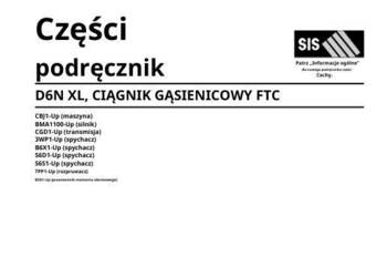 CAT D6N D6N XL katalog cześci PL