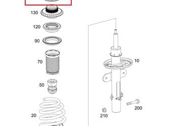 MERCEDES SPRINTER 910 gorna nakretka poduszki amortyzatora przod McPhersona