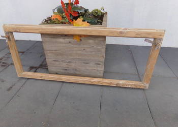 Stara rama okienna okno retro loft lustro, zdjęcia 102x42