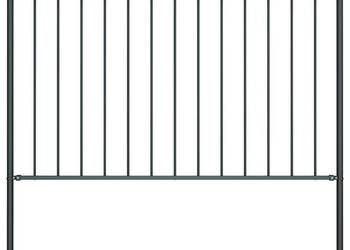 vidaXL Panel ogrodzeniowy Woerden ze słupkami stalowymi(SKU:145212)