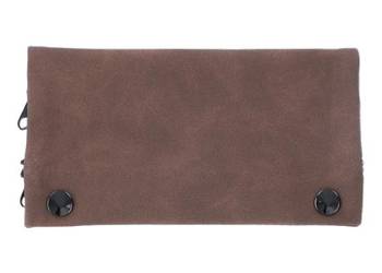 Etui na Tytoń w Jednolitym Kolorze bez Wzorów Portfel Brązowe