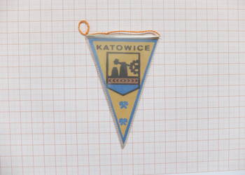 Proporczyk z okresu PRL Katowice.