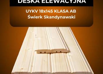 Deska elewacyjna szalòwka podbitka taras podłoga UYKV NOWOŚĆ 18x146