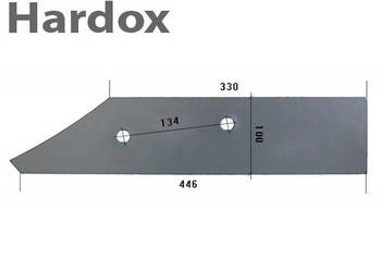 Płoza krótka HARDOX 27991101/P VP-210 Y do pługa RABEWERK
