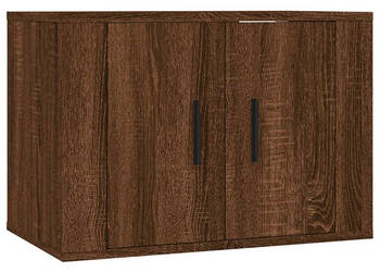 Wisząca szafka telewizyjna brązowy dąb 57x345x40 cm WM-816623