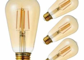 Żarówka edisona e27 retro ozdobna vintage łezka ST64 4 W