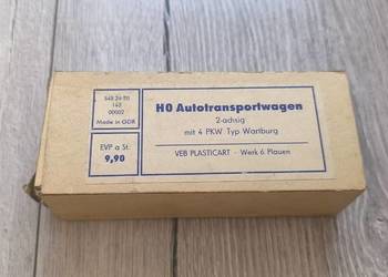 VEB H0 KOLEKCJONERSKI WAGON AUTO LAWETA