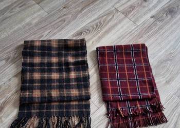 szalik męski zestaw 2szt komplet krata w kratkę