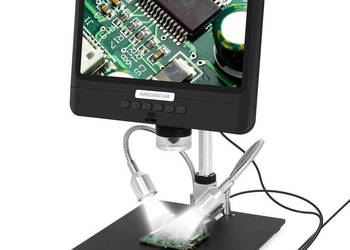 NOWY mikroskop Andonstar HYBRYDOWY 8.5" LCD FullHD 5x-1200x bateria Li-Ion