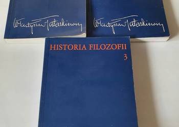Historia filozofii  3 tomy Tatarkiewicz