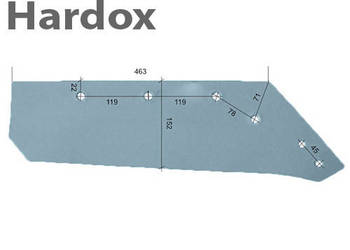 Lemiesz 300ha! HARDOX SSP350W/P części do pługa RABEWERK