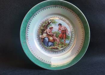 Stary przedwojenny talerzyk porcelana Ćmielów