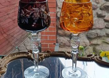 Piękne kieliszki kryształowe do wina Remer