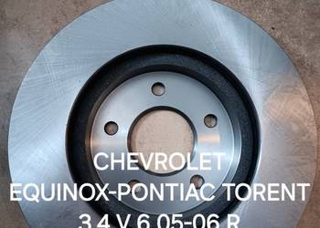 TARCZA HAMULCOWA CHEVROLET EQUINOX-PONTIAC TORENT 3.4 V 6 05-06 R