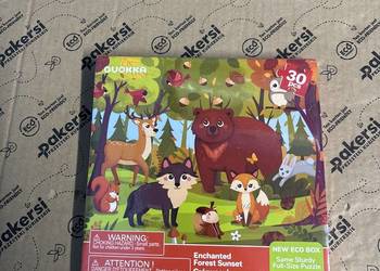 Puzzle QUOKKA zwierzęta leśne 30 elementów 3+ 29x21 cm