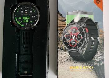 Sportowy smartwatch, bateria 1100 mAh, 1,7 cala. Sportowy smartwatch, bateria 1100 mAh, 1,7 cala.