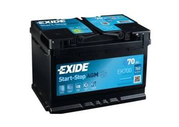 Akumulator 70Ah 760A Exide AGM