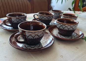 Pruszków Porcelit filiżanki Design PRL