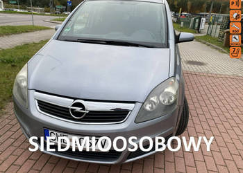 Opel Zafira 1,6 Benzyna/7 miejsc/10 airbag/Klimatyzacja OK/Opony wielosezo…