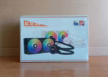 [NOWY] Chłodzenie CPU Wodne Aigo RGB 240mm [Czarny]