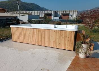BASEN SPA Jacuzzi, Przeciwprąd Hydromasaż, Pompa ciepła